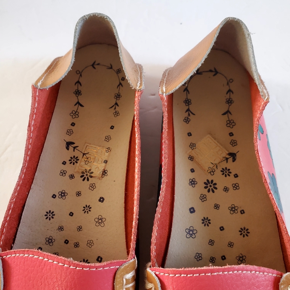 Colorful Floral Women's Loafers Size EU 39 US 8.5-9 - Picture 8 of 8
